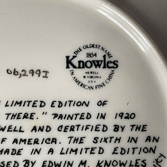 Norman Rockwell “Somebody’s Up There,” Vintage Limited Edition 1979 Plate - Picture 12 of 12